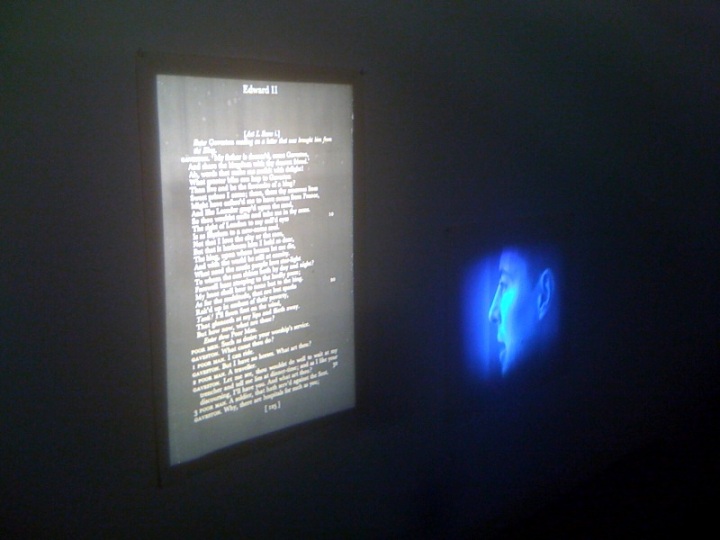 Alexandro Segade, Sir Gaveston, video installation, UCLA Warner Studios, 2007